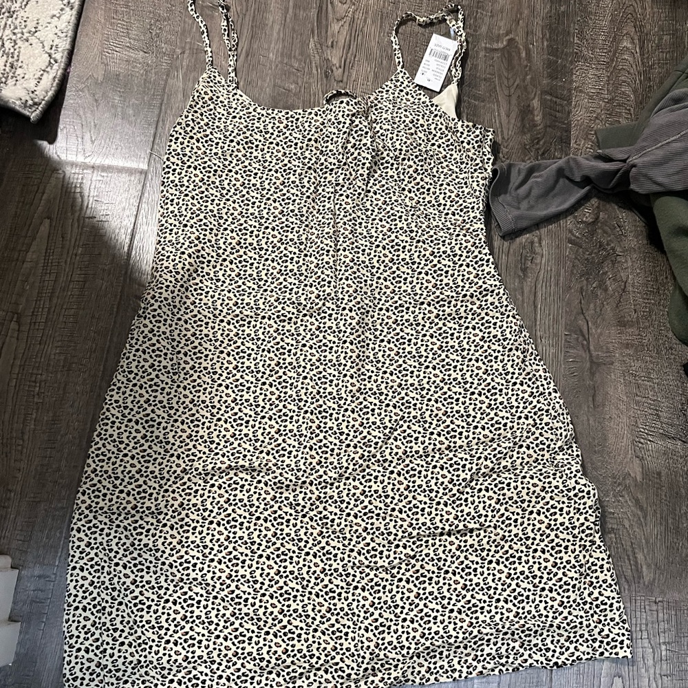 BRAND NEW LEOPARD PRINT PACSUN DRESS
